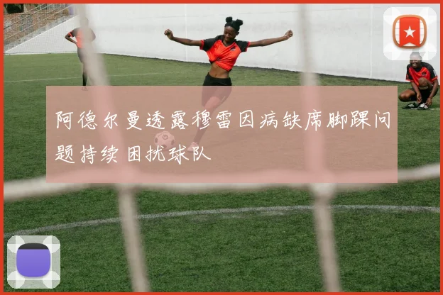 阿德尔曼透露穆雷因病缺席脚踝问题持续困扰球队